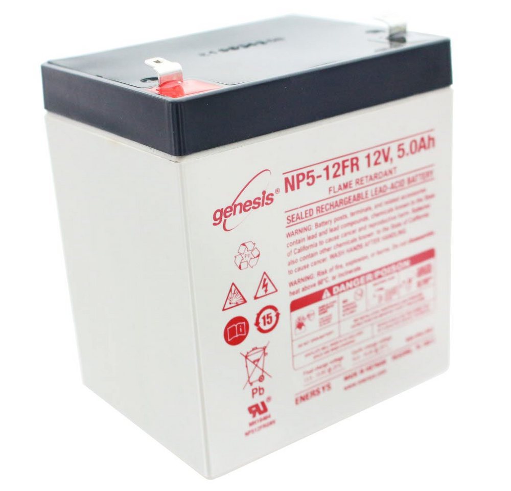 Hawker EnerSys Hawker Enersys Genesis NP5-12 Akku Blei PB 12Volt 5Ah Akku 5000 mAh (12,0 V) von Hawker EnerSys