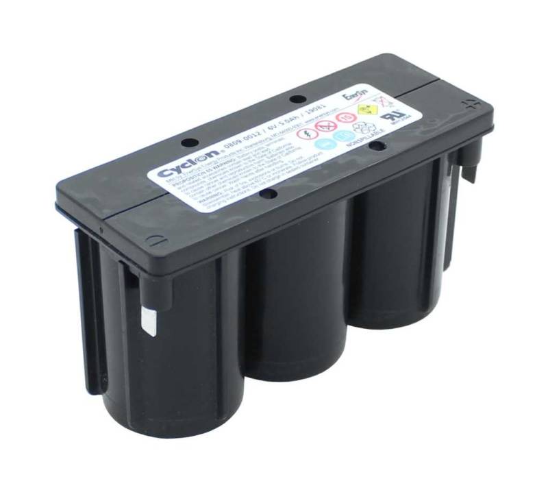 EnerSys Cyclon 0809-0012 6 Volt 5000mAh Abmessungen 140 x 54 x 77 mm von Hawker
