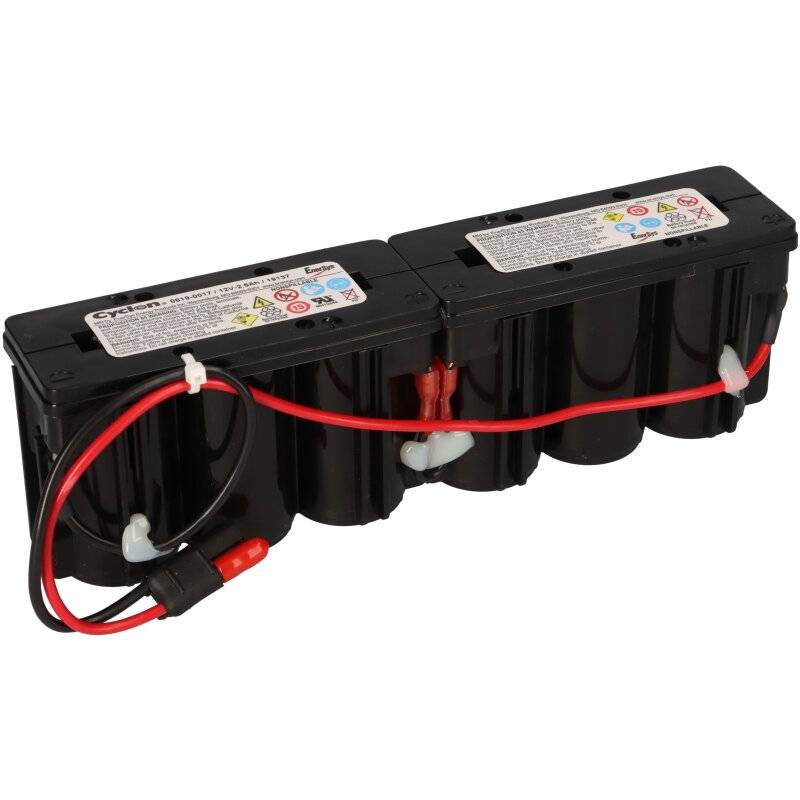 Hawker Cyclon 0819-0017 Monoblock 12V 2,5Ah Blei PB Akku Stecker + Kabel SAEJ-928A-3 von Hawker