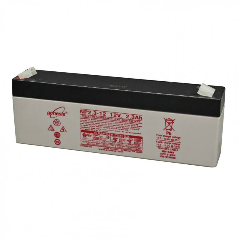 Hawker NP2.3-12 Akku Blei PB 12 Volt 2,3Ah Faston 4,8mm von Hawker