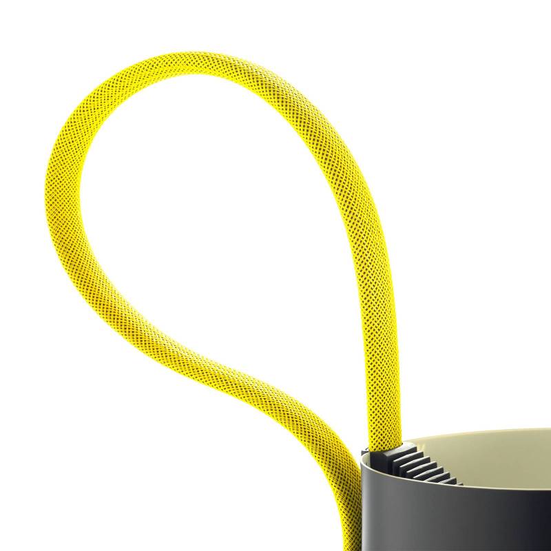 HAY Rope Trick LED-Stehleuchte schwarz/gelb von Hay