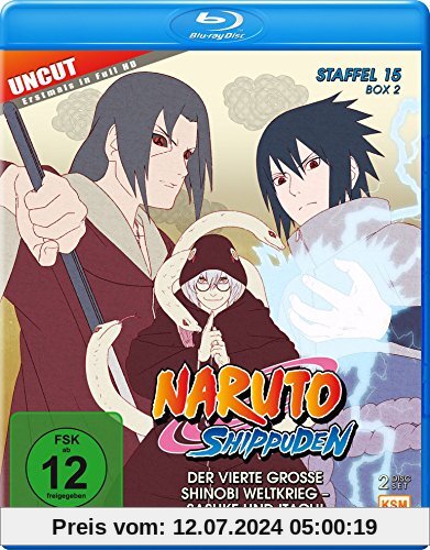 Naruto Shippuden Staffel 15 Box 2 (555-568, 14 Folgen) (2-Disc-Set) (Blu-ray) von Hayato Date