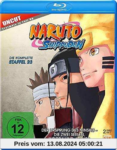 Naruto Shippuden - Staffel 23: Der Ursprung des Ninshu - Die zwei Seelen, Indora und Ashura (Folgen 679-689) [Blu-ray] von Hayato Date