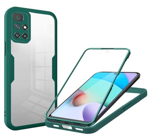 Haygdz 360 Grad Hülle kompatibel mit Xiaomi 13T/Xiaomi 13T Pro, Ganzkörper Schutzhülle mit eingebauter Glas Displayschutzfolie Stoßfeste Fullbody Handyhülle, Grün Haygdz 360 Grad Hülle kompatibel mit Xiaomi 13T/Xiaomi 13T Pro, Ganzkörper Schutzhülle mit eingebauter Glas Displayschutzfolie Stoßfeste Fullbody Handyhülle, Grün von Haygdz