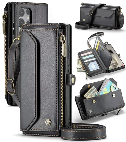 Haygdz Handyhülle für iPhone 15, mit Handschlaufe, Lederhülle Reißverschluss Magnetverschluss Brieftasche, Premium PU Stoßfeste Schutzhülle Brieftasche Cover Hülle, Schwarz Haygdz Handyhülle für iPhone 15, mit Handschlaufe, Lederhülle Reißverschluss Magnetverschluss Brieftasche, Premium PU Stoßfeste Schutzhülle Brieftasche Cover Hülle, Schwarz von Haygdz