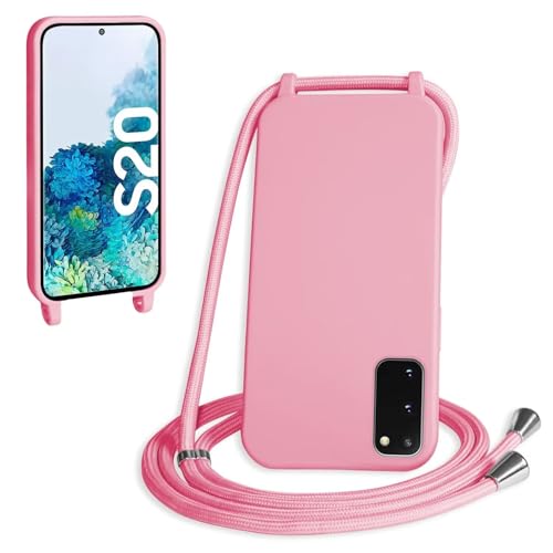 Haygdz Silikon Handykette für Samsung Galaxy S11E/S20 Hülle mit Band,Verstellbarer Halskette Handyhülle,Necklace Hülle mit Band,Handyhülle für zum Umhängen,Case mit Schnur, Rosa Haygdz Silikon Handykette für Samsung Galaxy S11E/S20 Hülle mit Band,Verstellbarer Halskette Handyhülle,Necklace Hülle mit Band,Handyhülle für zum Umhängen,Case mit Schnur, Rosa von Haygdz