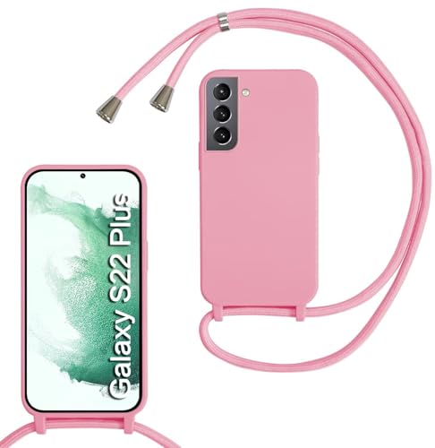 Haygdz Silikon Handykette für Samsung Galaxy S22 Plus Hülle mit Band,Verstellbarer Halskette Handyhülle,Necklace Hülle mit Band,Handyhülle für zum Umhängen,Case mit Schnur, Rosa Haygdz Silikon Handykette für Samsung Galaxy S22 Plus Hülle mit Band,Verstellbarer Halskette Handyhülle,Necklace Hülle mit Band,Handyhülle für zum Umhängen,Case mit Schnur, Rosa von Haygdz