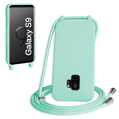 Haygdz Silikon Handykette für Samsung Galaxy S9 Hülle mit Band,Verstellbarer Halskette Handyhülle,Necklace Hülle mit Band,Handyhülle für zum Umhängen,Case mit Schnur, Mintgrün Haygdz Silikon Handykette für Samsung Galaxy S9 Hülle mit Band,Verstellbarer Halskette Handyhülle,Necklace Hülle mit Band,Handyhülle für zum Umhängen,Case mit Schnur, Mintgrün von Haygdz
