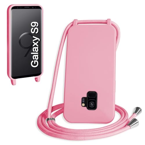 Haygdz Silikon Handykette für Samsung Galaxy S9 Hülle mit Band,Verstellbarer Halskette Handyhülle,Necklace Hülle mit Band,Handyhülle für zum Umhängen,Case mit Schnur, Rosa Haygdz Silikon Handykette für Samsung Galaxy S9 Hülle mit Band,Verstellbarer Halskette Handyhülle,Necklace Hülle mit Band,Handyhülle für zum Umhängen,Case mit Schnur, Rosa von Haygdz