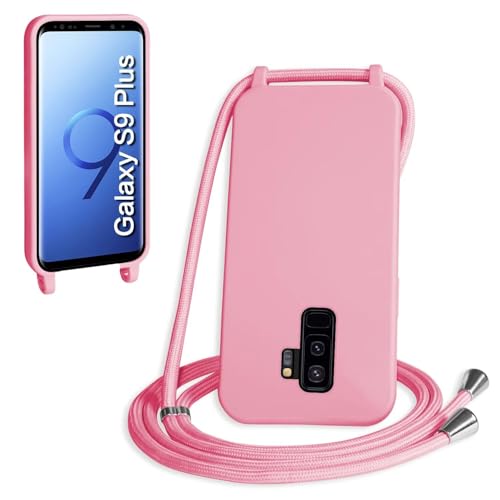 Haygdz Silikon Handykette für Samsung Galaxy S9 Plus Hülle mit Band,Verstellbarer Halskette Handyhülle,Necklace Hülle mit Band,Handyhülle für zum Umhängen,Case mit Schnur, Rosa Haygdz Silikon Handykette für Samsung Galaxy S9 Plus Hülle mit Band,Verstellbarer Halskette Handyhülle,Necklace Hülle mit Band,Handyhülle für zum Umhängen,Case mit Schnur, Rosa von Haygdz