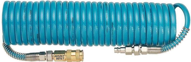 HAZET 9040-7 Pneumatikschlauch 7,62 m 10 bar Blau (9040-7) von Hazet