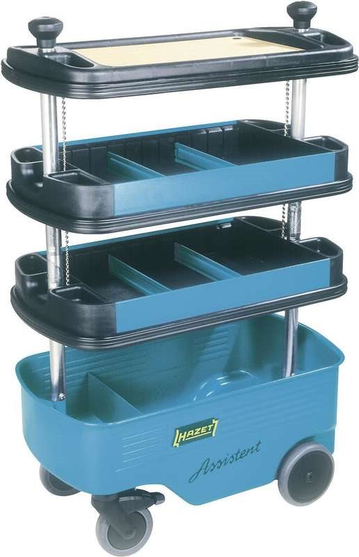 HAZET Assistent 166C - Metall - Kunststoff - Schwarz - Blau - 300 kg - 398 mm - 725 mm - 1102 mm (166 C) von Hazet