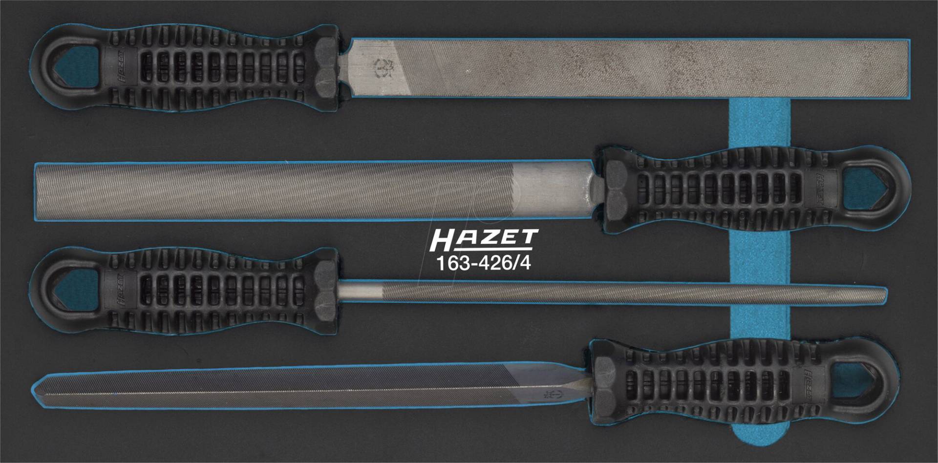 HZ 163-426/4 - Feilensatz, 4-teilig von Hazet