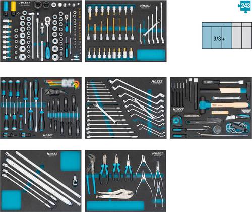 Hazet 0-2500-163/242 Werkzeugset KFZ 242teilig von Hazet