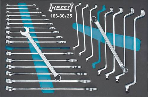 Hazet 163-30/25 Ring-Maulschlüssel-Satz 25teilig von Hazet