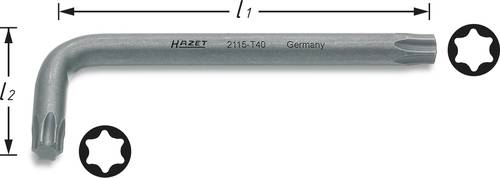 Hazet 2115-T40 Innen-TORX Winkelschraubendreher T 40 von Hazet