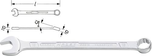 Hazet 600NA-1/4 Ring-Maulschlüssel 1/4 von Hazet