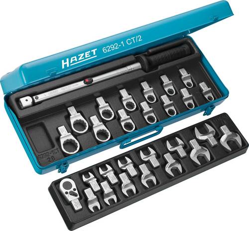 Hazet 6292-1CT/28 6292-1CT/28 Drehmomentschlüssel-Set mit Einsteckwerkzeugen 1/2  (12.5 mm) 40 - von Hazet