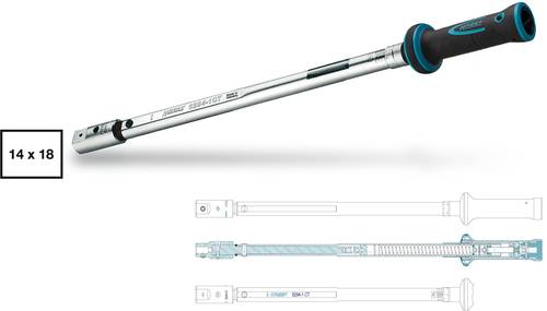 Hazet 6294-1CT 6294-1CT Drehmomentschlüssel für Einsteckwerkzeuge 100 - 400 Nm von Hazet