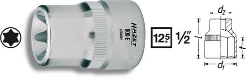 Hazet 900-E16 Außen-TORX Steckschlüsseleinsatz T 16 1/2  (12.5 mm) von Hazet