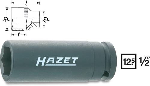 Hazet Kraft-Steckschlüsseleinsatz 1/2  (12.5 mm) 900SLG-16 von Hazet