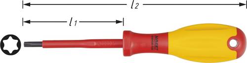 Hazet VDE Torx-Schraubendreher Größe (Schraubendreher) T 30 Klingenlänge: 100mm 1St. von Hazet