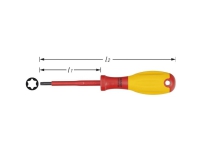 Hazet VDE Torx-Schraubendreher Größe T 30 Klingenlänge: 100 mm von Hazet