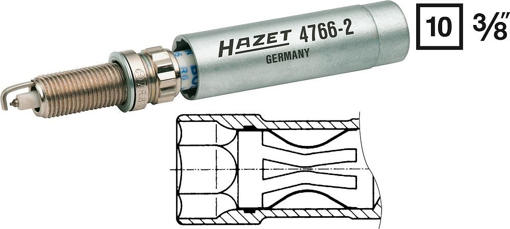 Hazet Zündkerzen-Schlüssel 4766-2 (4766-2) von Hazet