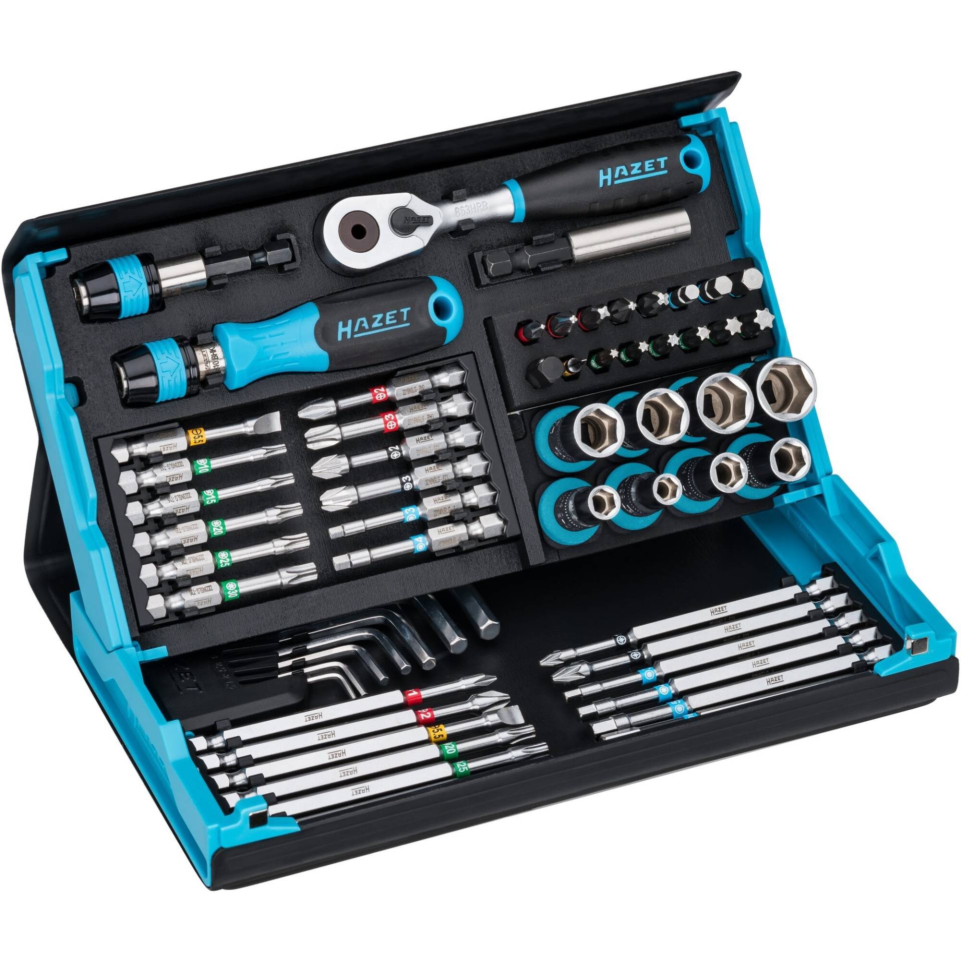 SmartCase Steckschlüssel- und Bit-Satz 2200SC-32, 59-teilig SmartCase Steckschlüssel- und Bit-Satz 2200SC-32, 59-teilig von Hazet