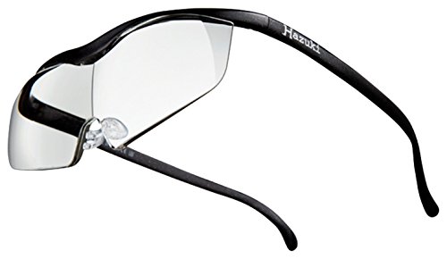 Hazuki Lupe mit großem transparenten Objektiv, 1,85 x blaues Licht, 35 % Schliff, Schwarz Hazuki Lupe mit großem transparenten Objektiv, 1,85 x blaues Licht, 35 % Schliff, Schwarz von Hazuki