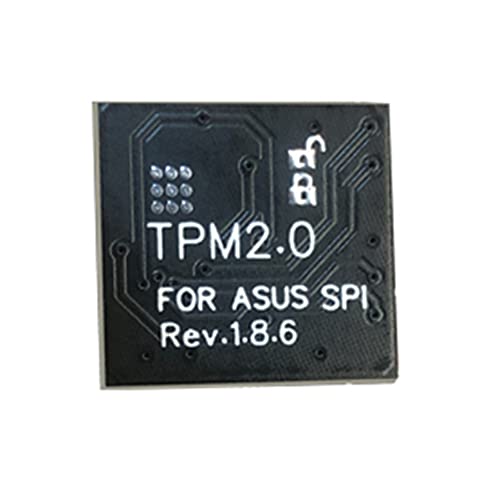 Hbaebdoo Sicherheitsmodul für Verschlüsselung 2.0 Remote-Karte Sicherheitsmodul SPI TPM2.0 mit 14 Pins für Motherboard von Hbaebdoo