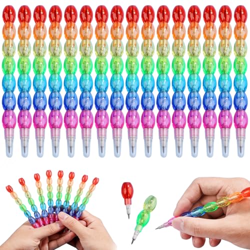 Hbbgdiy Stapelbare Bleistifte für Kinder, 16pcs Gourd-förmige stapelbare Stifte, 7-in-1-Gebäudedesign, Schüler lernen Stifte für Geburtstagsfeier-Lieferungen Goodie Bag Füllstoff Hbbgdiy Stapelbare Bleistifte für Kinder, 16pcs Gourd-förmige stapelbare Stifte, 7-in-1-Gebäudedesign, Schüler lernen Stifte für Geburtstagsfeier-Lieferungen Goodie Bag Füllstoff von Hbbgdiy