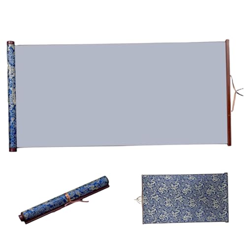 Hbbgdiy Wasserzeichnung Matte 33x15 Zoll dickes Satin Kalligraphie Praxis Tuch, wiederverwendbares leeres Schreibpapier für chinesische Kalligraphie, Home Office Art Lernen von Hbbgdiy