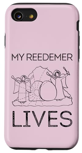 Jesus oprificed his life and starb for you & I Happy Easter Hülle für iPhone SE (2020) / 7 / 8 von He has risen from the dead and he is Lord Jesus