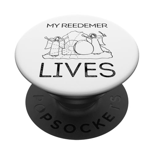 Jesus oprificed his life and starb for you & I Happy Easter PopSockets Klebender PopGrip von He has risen from the dead and he is Lord Jesus