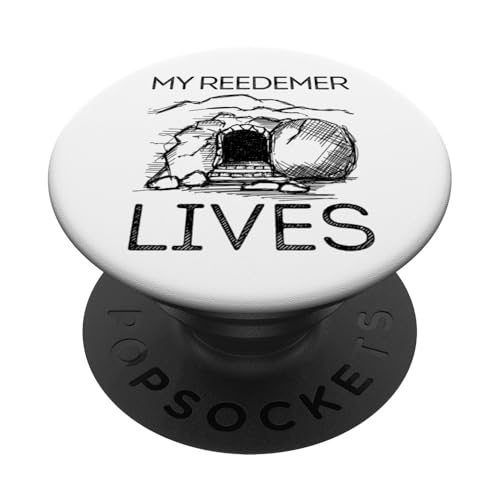 Jesus oprificed his life and starb for you & I Happy Easter PopSockets Klebender PopGrip von He has risen from the dead and he is Lord Jesus