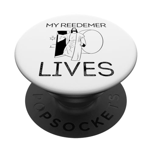 Jesus oprificed his life and starb for you & I Happy Easter PopSockets Klebender PopGrip von He has risen from the dead and he is Lord Jesus