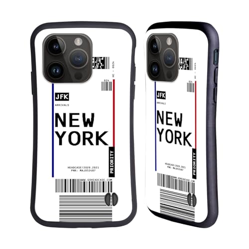 Head Case Designs New York, USA Kofferanhänger Hybride Handyhülle Hülle Huelle kompatibel mit Apple iPhone 15 Pro Head Case Designs New York, USA Kofferanhänger Hybride Handyhülle Hülle Huelle kompatibel mit Apple iPhone 15 Pro von Head Case Designs