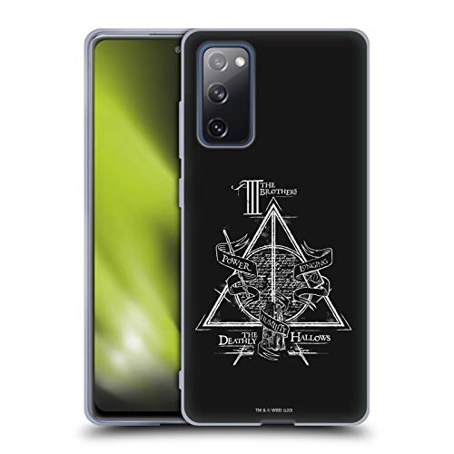 Head Case Designs Offiziell Offizielle Harry Potter Dreieck Simboli Deathly Hallows XIV Soft Gel Handyhülle Hülle kompatibel mit Samsung Galaxy S20 FE / 5G von Head Case Designs