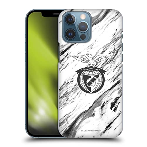 Head Case Designs Offiziell Offizielle S.L. Benfica Marmor 2021/22 Crest Harte Rueckseiten Handyhülle Hülle Huelle kompatibel mit Apple iPhone 13 Pro Max von Head Case Designs