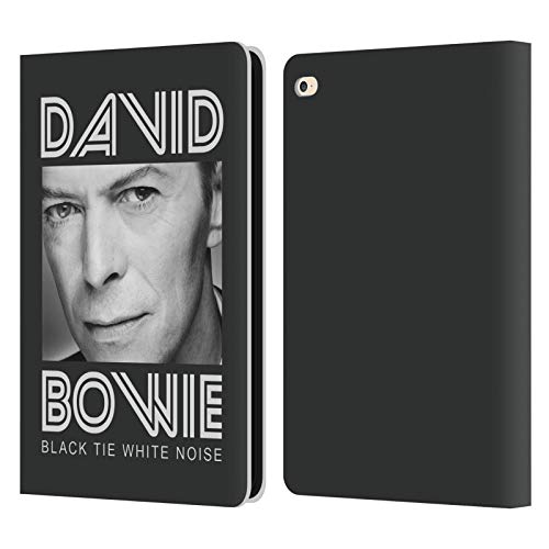 Head Case Designs Offiziell Zugelassen David Bowie Black Tie Kunst Der Alben Leder Brieftaschen Handyhülle Hülle Huelle kompatibel mit Apple iPad Air 2 (2014) von Head Case Designs