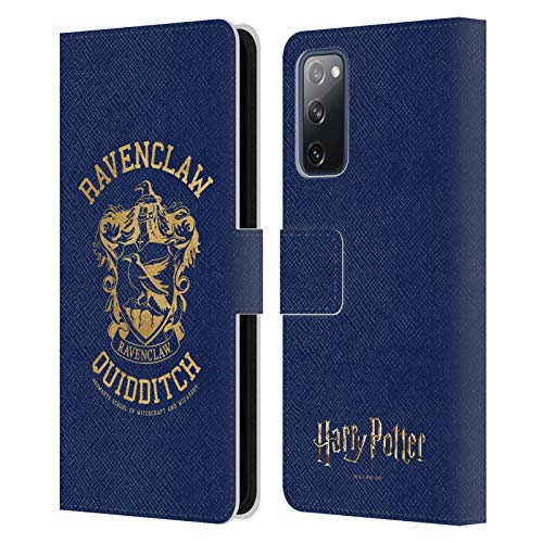 Head Case Designs Offiziell Zugelassen Harry Potter Ravenclaw Quidditch Deathly Hallows X Leder Brieftaschen Handyhülle Hülle Huelle kompatibel mit Samsung Galaxy S20 FE / 5G von Head Case Designs
