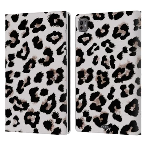 Head Case Designs Offizielle Anis Illustration Katzenartig Grafiken Leder Brieftaschen Handyhülle Hülle Huelle kompatibel mit Apple iPad Pro 11 M4 2024 von Head Case Designs