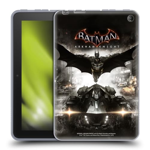 Head Case Designs Offizielle Batman Arkham Knight Schluessel Kunst Grafiken Soft Gel Handyhülle Hülle kompatibel mit Amazon Fire 7 2022 von Head Case Designs
