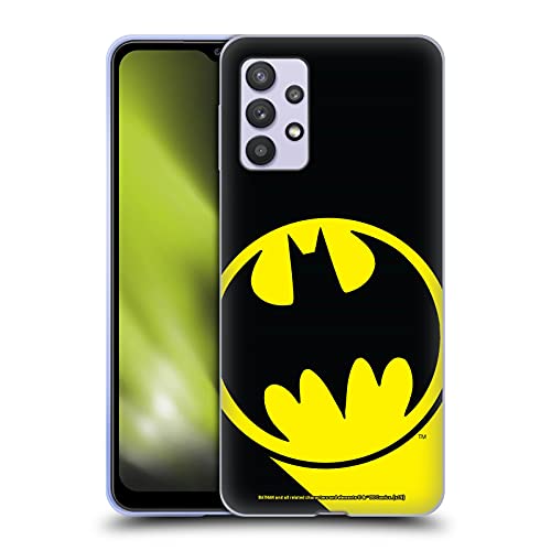 Head Case Designs Offizielle Batman DC Comics Bat Signal Logos Soft Gel Handyhülle Hülle kompatibel mit Galaxy A32 5G / M32 5G (2021) von Head Case Designs