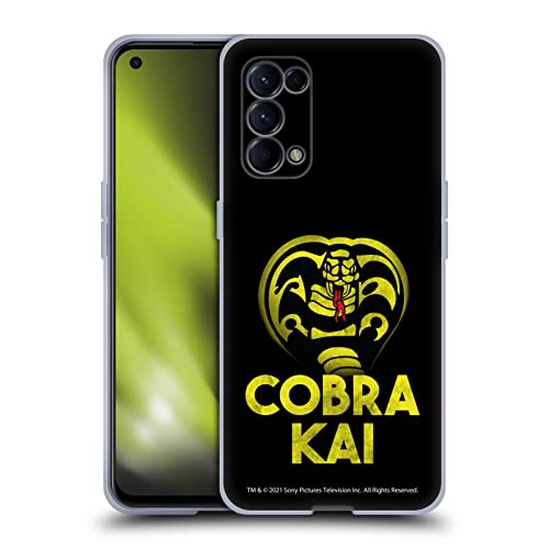 Head Case Designs Offizielle Cobra Kai Team Cobra Kai Season 4 Key Art Soft Gel Handyhülle Hülle kompatibel mit Oppo Reno5 5G / Find X3 Lite von Head Case Designs