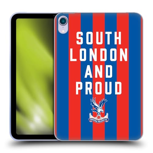 Head Case Designs Offizielle Crystal Palace FC South London & Proud 2025 Pokalfinale Gel Handyhülle Hülle [Militärischer Schutzgrad] Kompatibel mit Apple iPad mini (2021/2024) von Head Case Designs