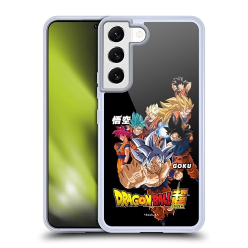 Head Case Designs Offizielle Dragon Ball Super Goku Universe Survival Characters Gel Handyhülle Hülle [Militärischer Schutzgrad] Kompatibel mit Samsung Galaxy S22 5G von Head Case Designs