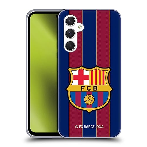 Head Case Designs Offizielle FC Barcelona Home 2020/21 Crest Kit Soft Gel Handyhülle Hülle kompatibel mit Samsung Galaxy A54 5G von Head Case Designs