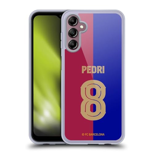 Head Case Designs Offizielle FC Barcelona Pedri 2024/25 Spieler Home Kit Gel Handyhülle Hülle [Militärischer Schutzgrad] Kompatibel mit Samsung Galaxy A14 5G von Head Case Designs